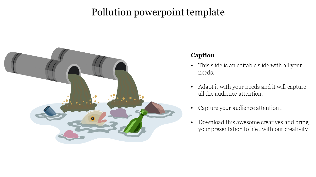 Pollution PowerPoint Presentation Template and Google Slides